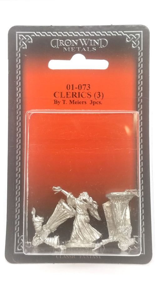 Ral Partha Clerics (3 Pieces) #01-073 Unpainted Classic Fantasy RPG Metal Figure