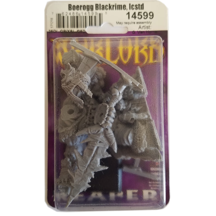 Boerogg Blackrime Frost Giant Jarl of Icingstead Unpainted Resin Figure