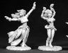 Reaper Miniatures Dancing Girls (2 Pieces) #02448 Dark Heaven Unpainted Metal