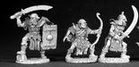 Reaper Miniatures Orc War Party (3 Pieces) #02550 Dark Heaven Unpainted Metal