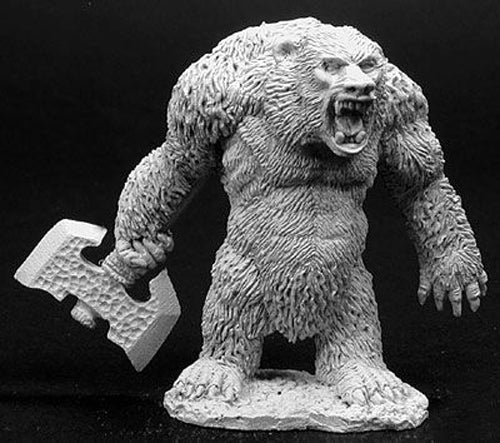 Reaper Miniatures Werebear #02753 Dark Heaven Legends Unpainted Metal RPG Figure