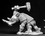 Reaper Miniatures Barak, Rhino Man #03020 Dark Heaven Legends Unpainted Metal