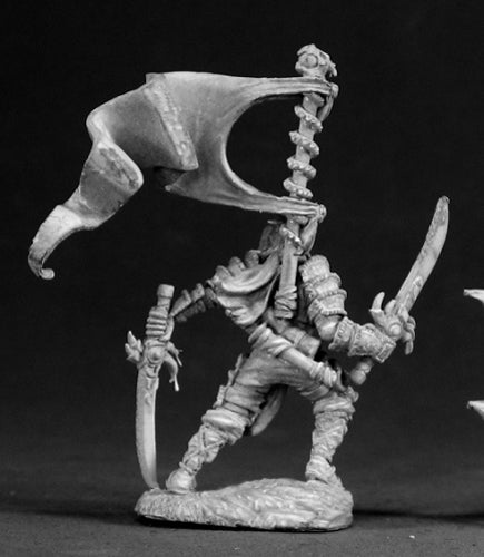 Reaper Miniatures Mika, Female Samurai #03058 Dark Heaven Unpainted Metal