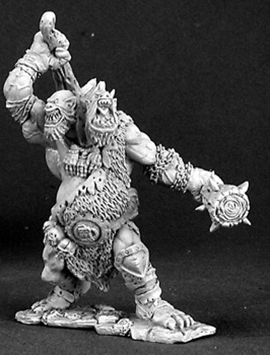 Reaper Miniatures Nor'Okk, Ettin #03137 Dark Heaven Legends Unpainted Metal