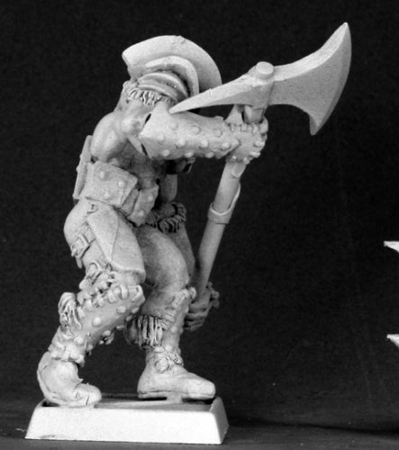 Reaper Miniatures Uglunuk, Half Giant Warrior 03412 Dark Heaven Unpainted Metal