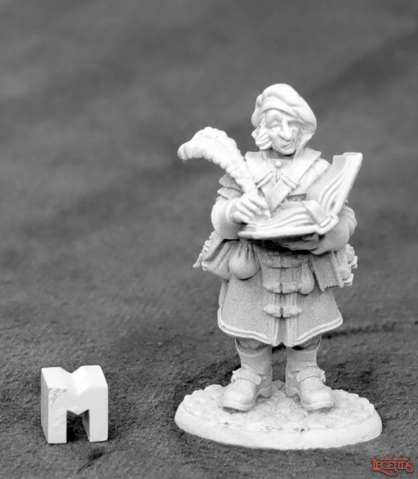 Reaper Miniatures Townsfolk: Money Lender #03956 Dark Heaven Unpainted Metal