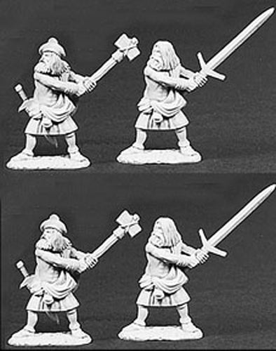Reaper Miniatures Unpainted Highlander Elites 4P 06013 Dark Heaven Army Pack
