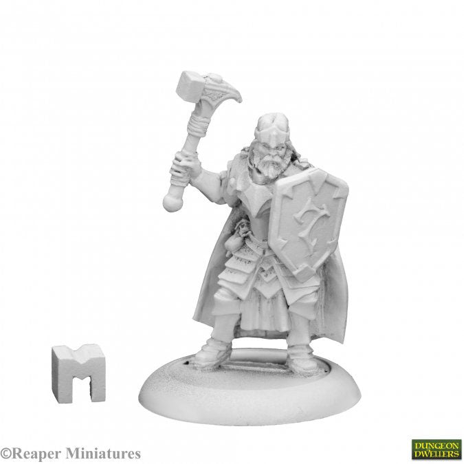 Dungeon Dwellers Balzador Cleric #07029 Unpainted Metal Figure