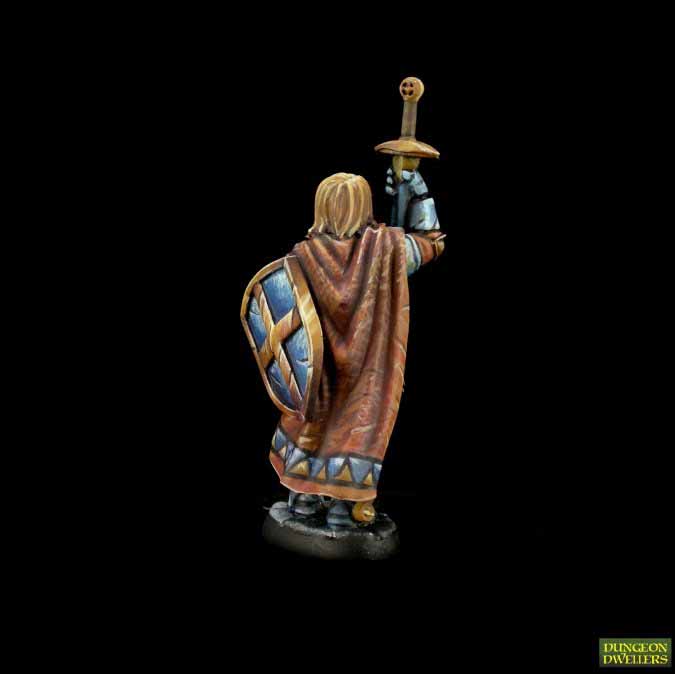 Reaper Dungeon Dwellers Sir Danarel the Holy #07076 Bones USA Unpainted Plastic