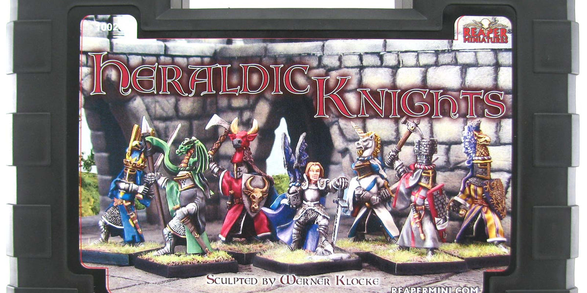 Reaper Miniatures Heraldic Knights #10026 Boxed Sets — Pippd