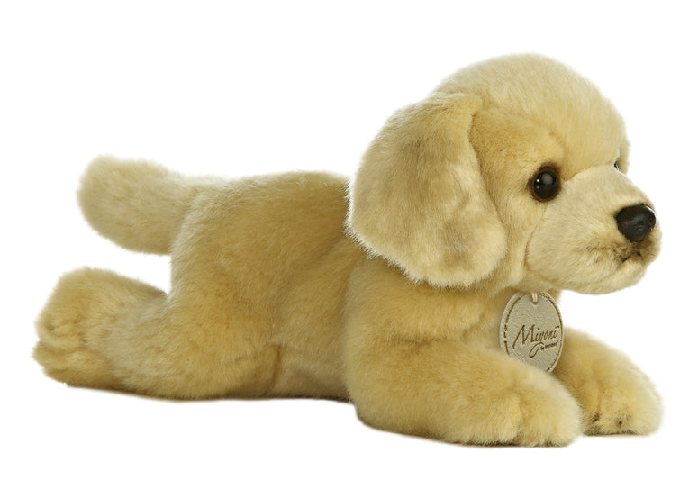 8 Yellow Lab - Small Miyoni Aurora Plush Stuffed Animal Dog