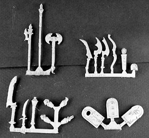 Reaper Miniatures Nefsokar Weapons (15) #14294 Nefsokar Unpainted RPG D&D Mini