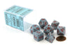 Polyhedral 7-Die Chessex Dice Set - Speckled Air