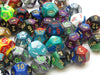 Bag of 50 Assorted Loose Gemini D12 Chessex Dice