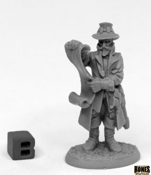 Reaper Miniatures Sheriff Drumfasser #44018 Bones Black Plastic Unpainted Mini