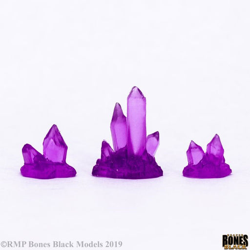 Reaper Miniatures Darkreach Crystals (3) #44069 Bones Black Unpainted Plastic