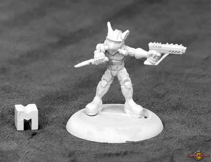 Reaper Miniatures Space Goblin Commando #50342 Chronoscope Unpainted Metal Mini