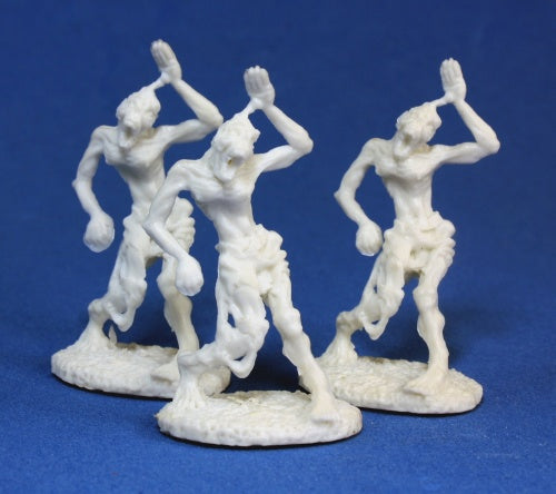 Reaper Miniatures Zombies! (3) #77014 Bones Plastic D&D RPG Mini Figure