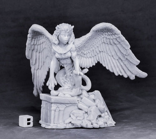 Reaper Miniatures Female Sphinx #77576 Bones Unpainted Plastic RPG Mini Figure