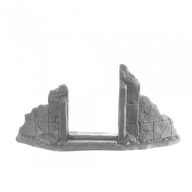 Ruined Doorway #77987 Bones Unpainted Plastic Figure