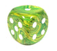 Vortex 50mm Huge Large D6 Chessex Dice, 1 Piece - Dandelion with White Pips