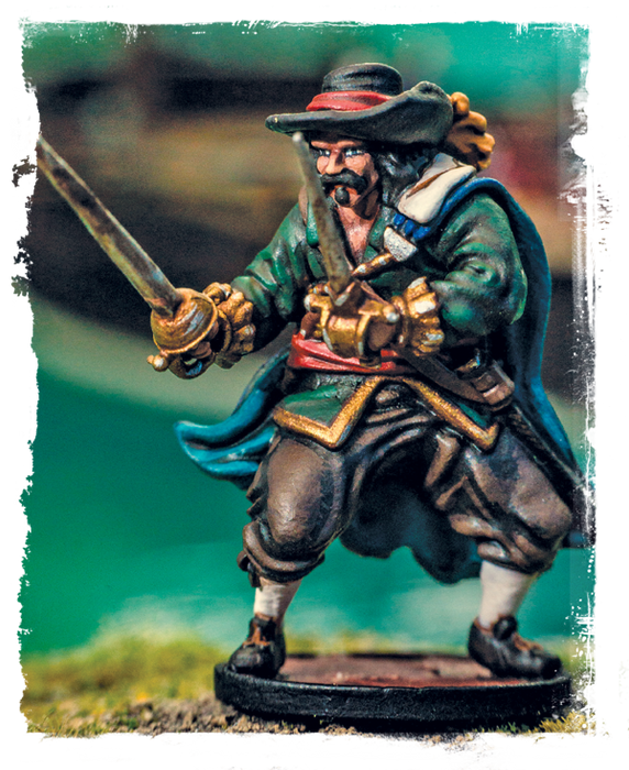 Blood & Plunder: Legendary Figures Manuel Rivero de Pardal Unpainted Metal Model