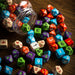 Q-Workshop Jar of Assorted Classic RPG Dice (80 Dice)