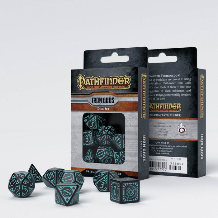 Q-Workshop Pathfinder Iron Gods Dice Set (7 Piece Set)