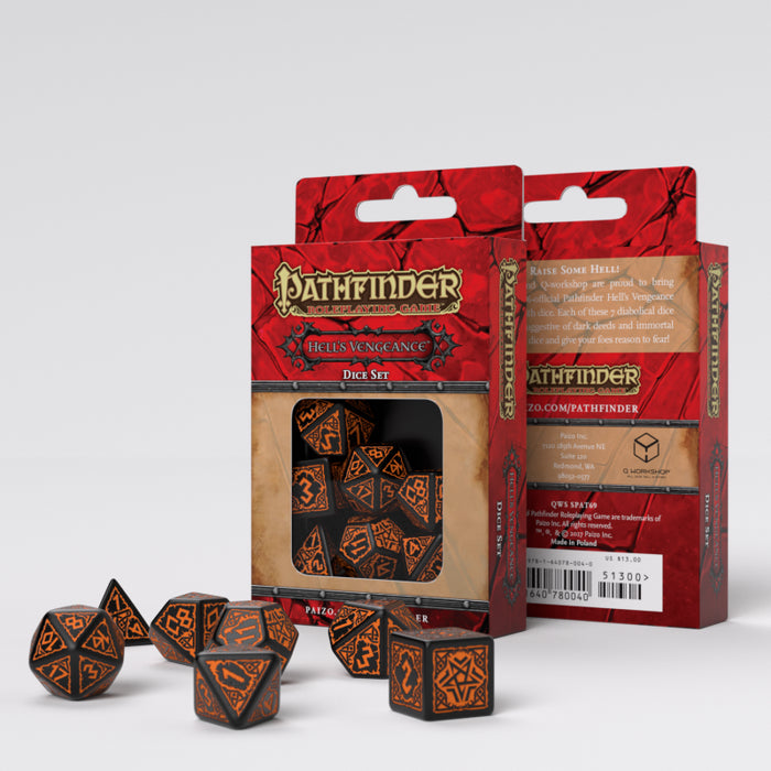 Pathfinder Hell`s Vengeance Dice Set (7)