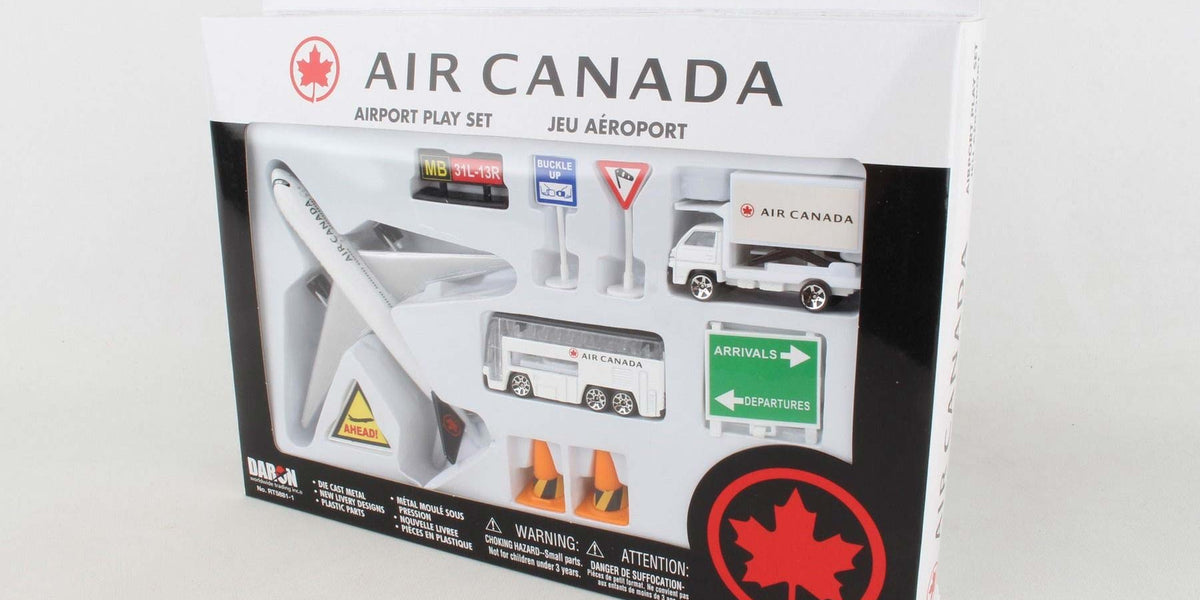 Air Canada New Livery Playset Toy Model Figures