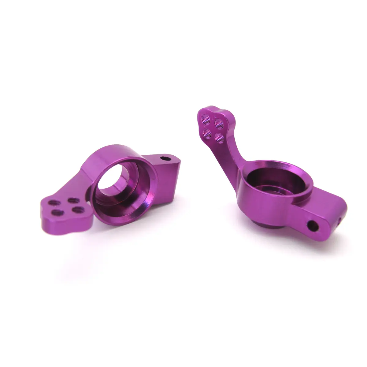 102012 Purple Aluminum Rear Hub 2 Pieces for 1/10 Scale RC Car Buggy Truck