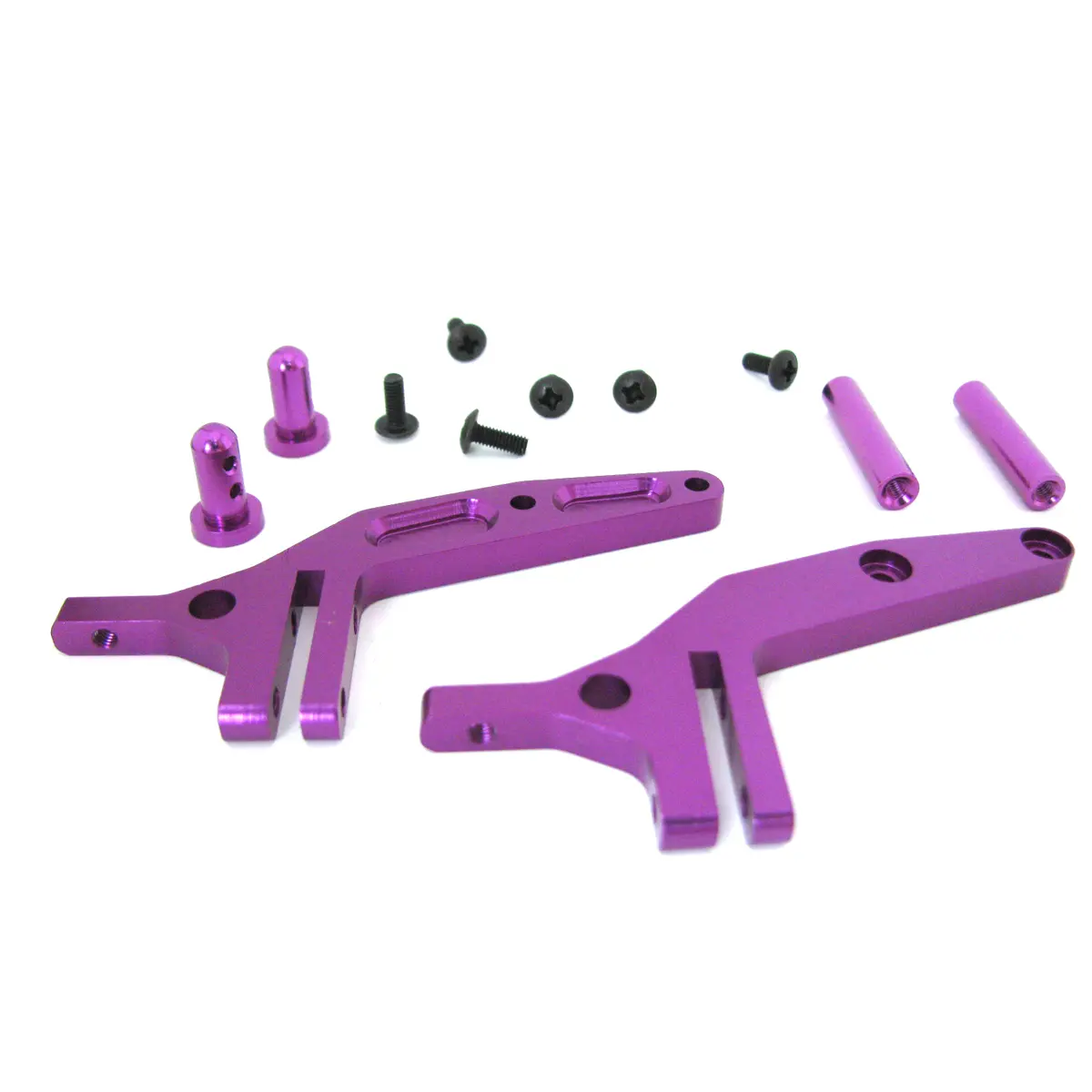 106044 Purple Aluminum Wing Stay Kit for 1/10 Scale RC Buggy