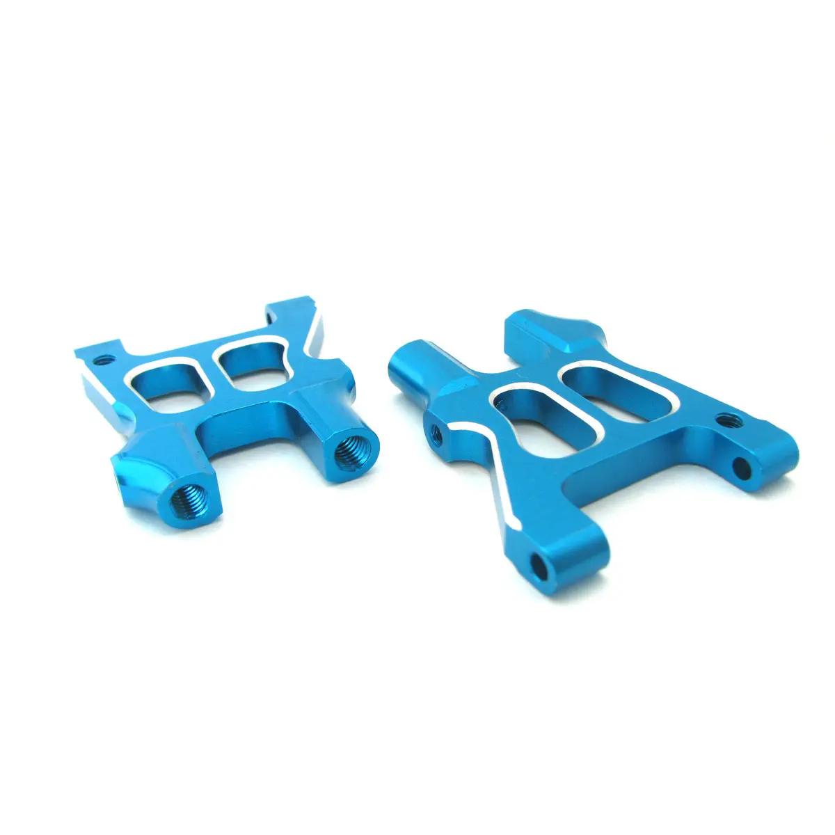122021 Blue Aluminum Rear Lower Suspension Arm 2 Pieces for 1/10 Scale RC
