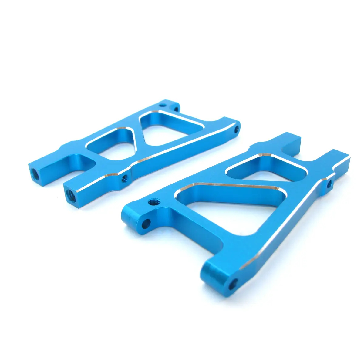 188021 Blue Aluminum Rear Lower Arms 2 Pieces for 1/10 Scale RC Truck