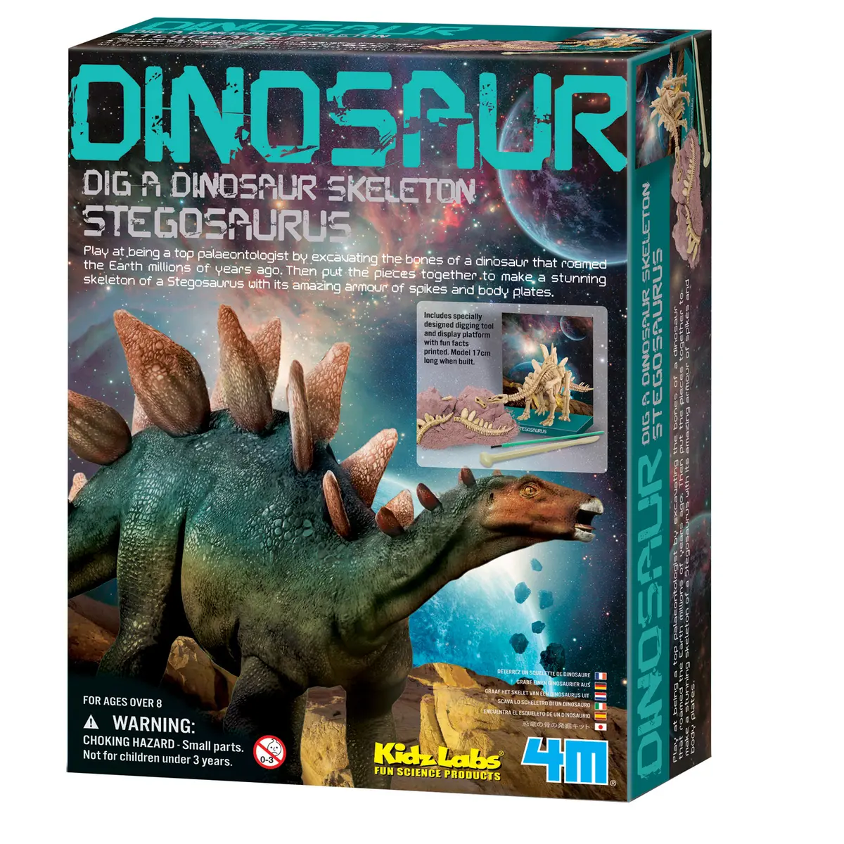 4M Kidzlabs Dig-A-Dinosaur Series I Stegosaurus #3545