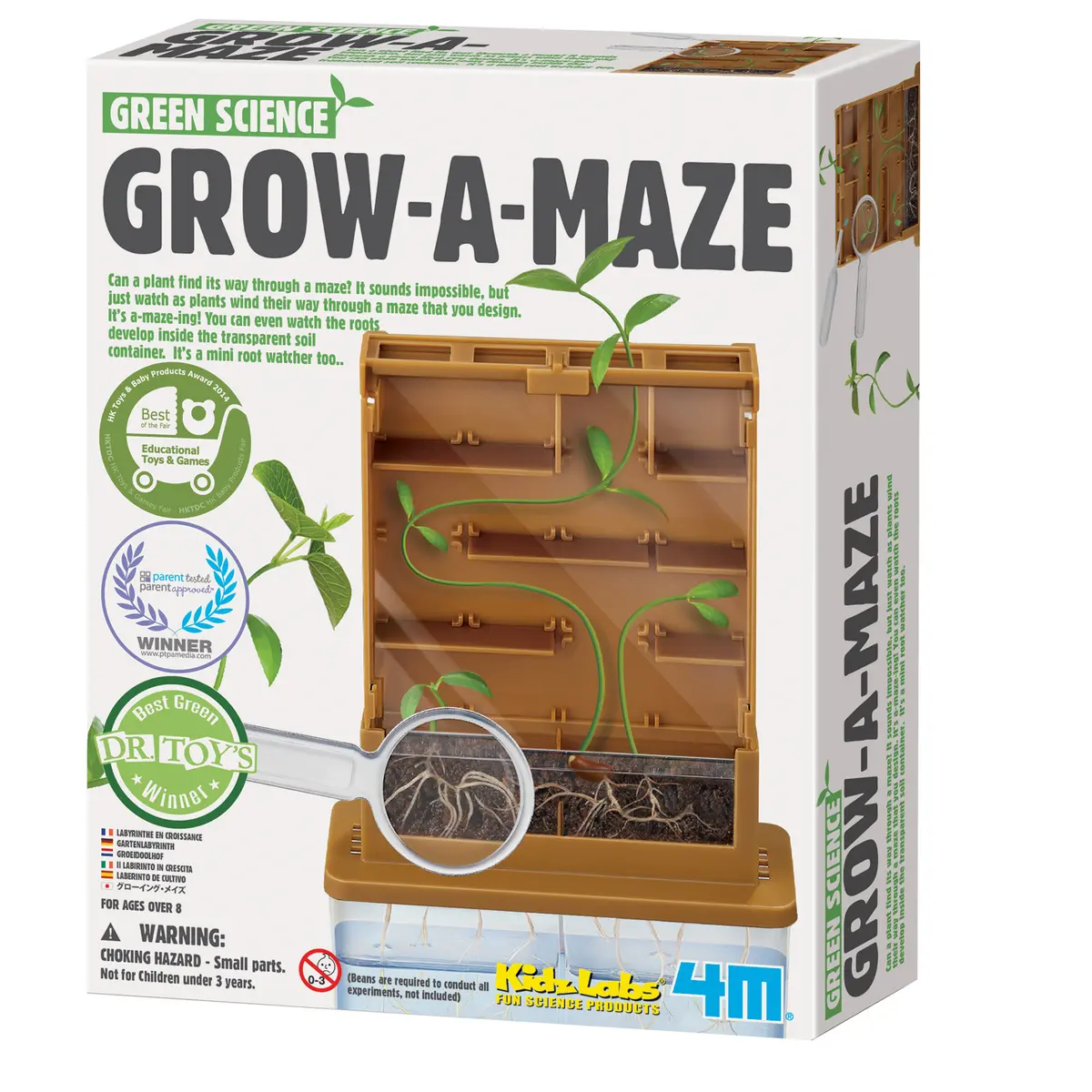 4M KidzLabs Green Science Kit - Grow A Maze