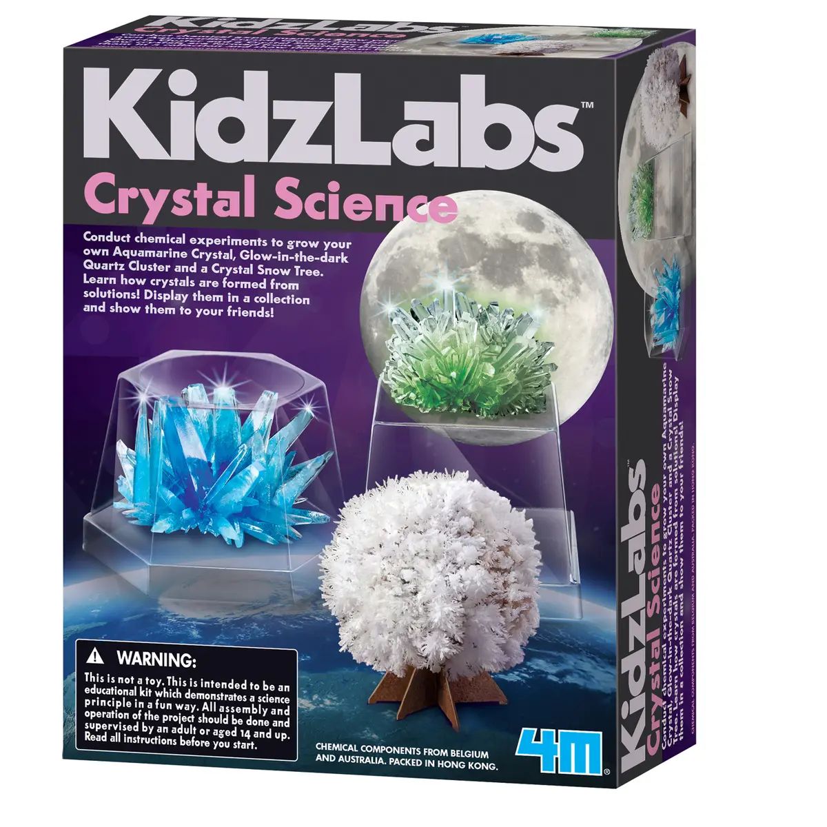 4M KidzLabs Science Kit - Crystal Science