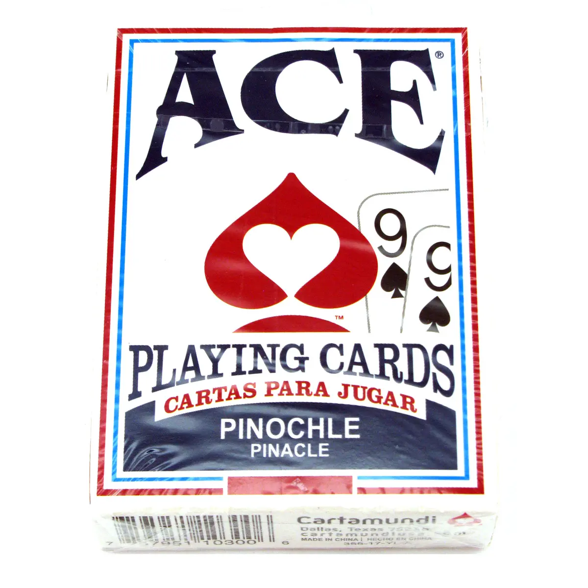 Ace Standard Size Pinochle Playing Cards - 1 Sealed Blue Deck