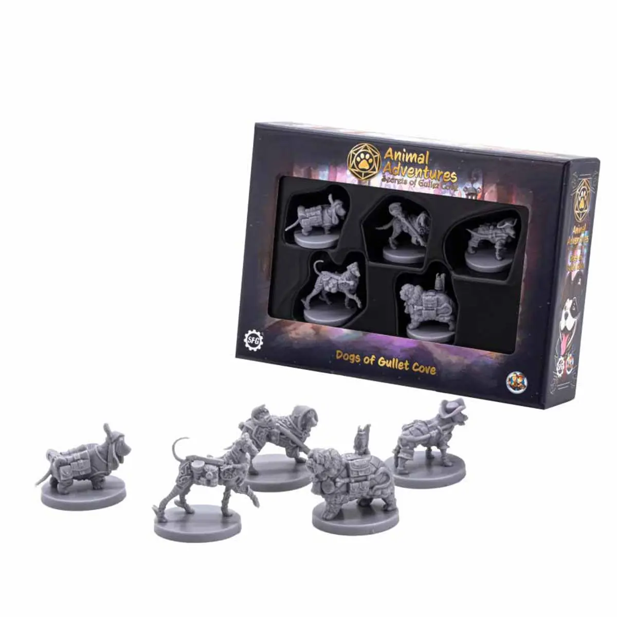 Animal Adventures: Secrets of Gullet Cove - Dogs of Gullet Cove Plastic Minis