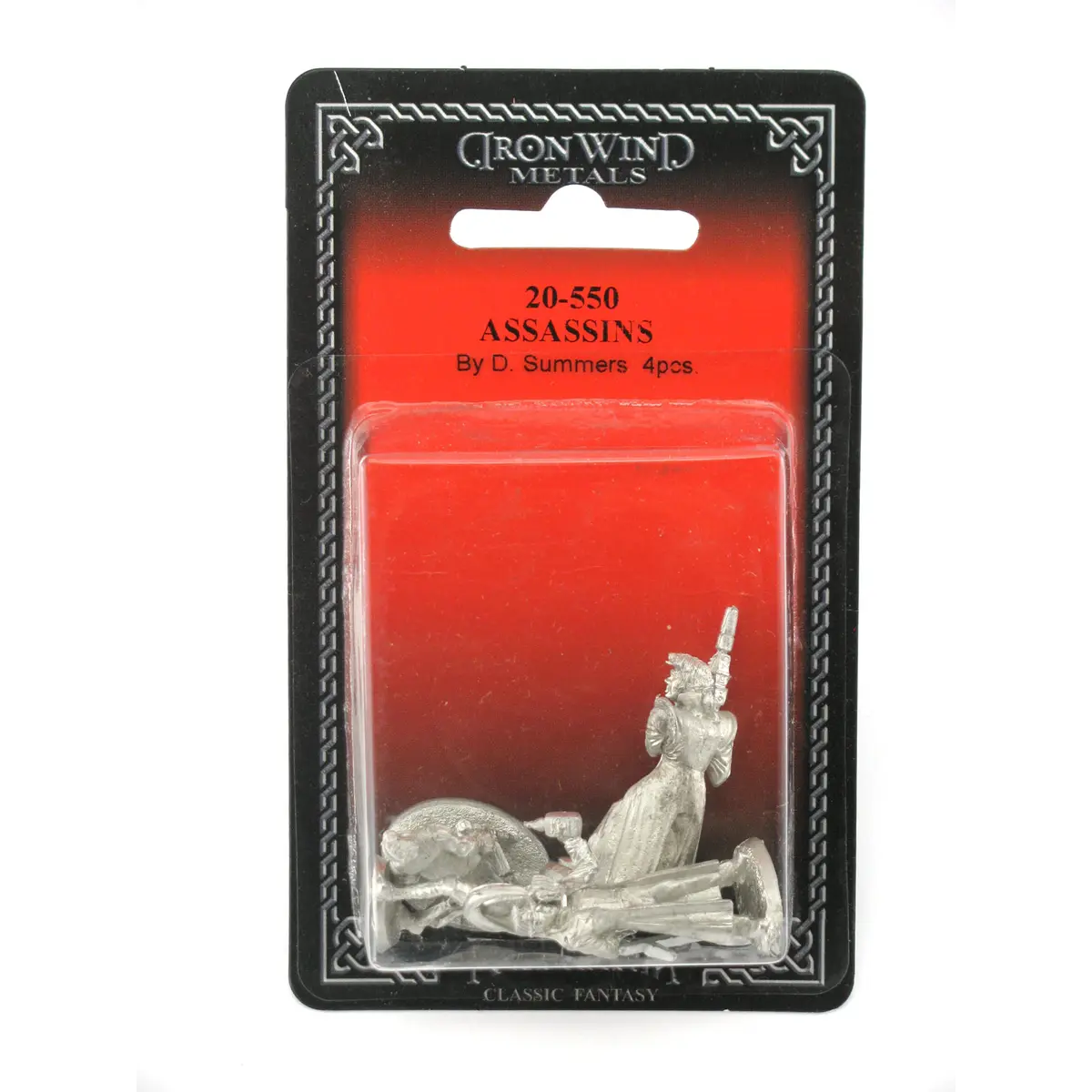 Assassins (4) #20-550 Shadowrun RPG Metal Ral Partha Figure