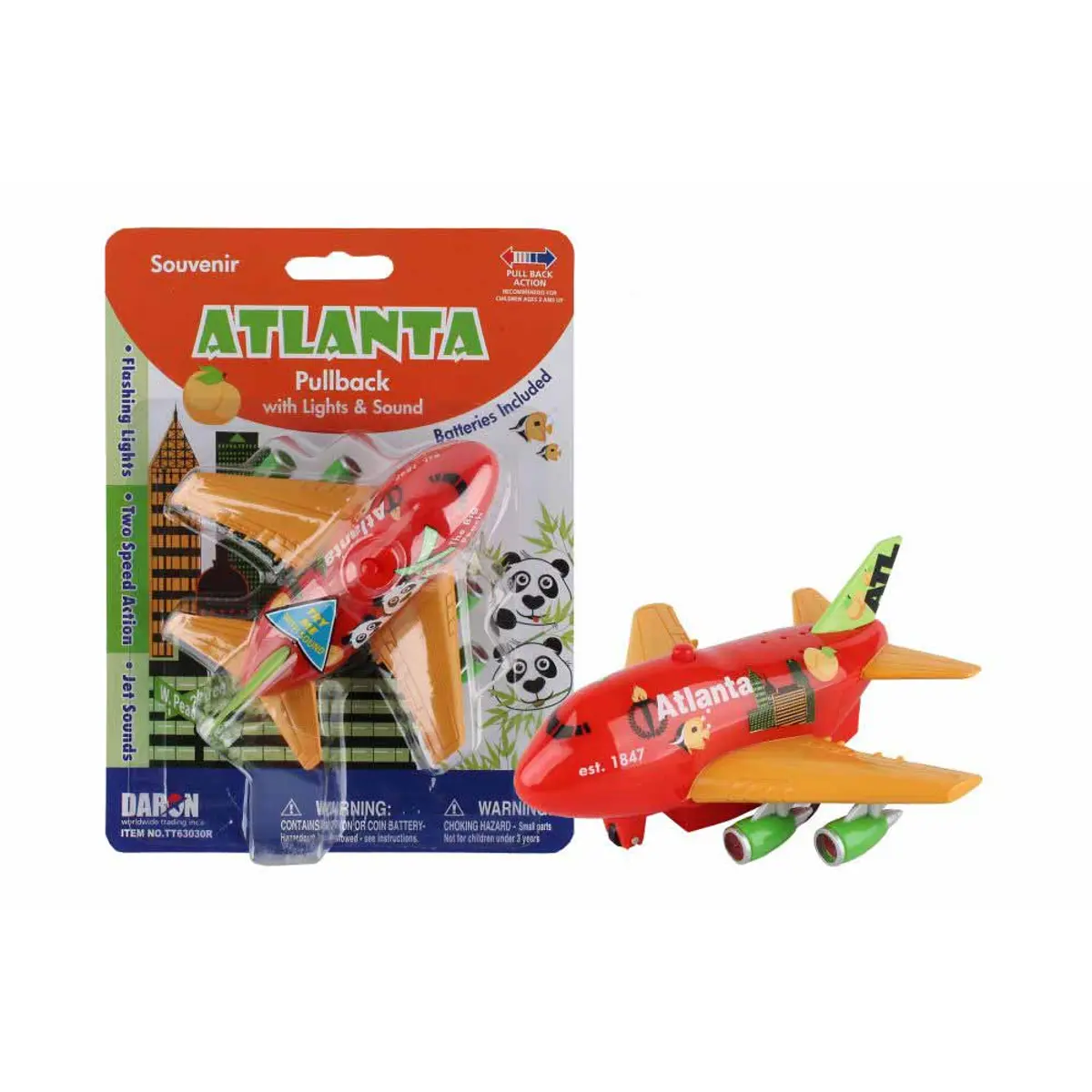 Atlanta Pullback Toy with Lights & Sound
