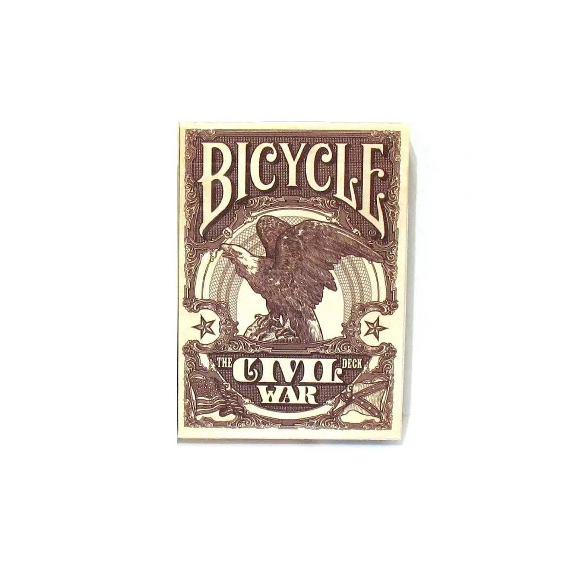 Bicycle Civil War Playing Cards with The Confederacy and Union Icons- 1 Red Deck