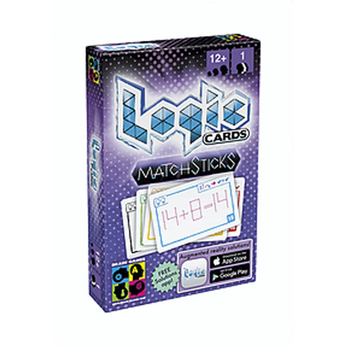 Brain Games Logic Cards: MatchSticks 53 Card Game Set