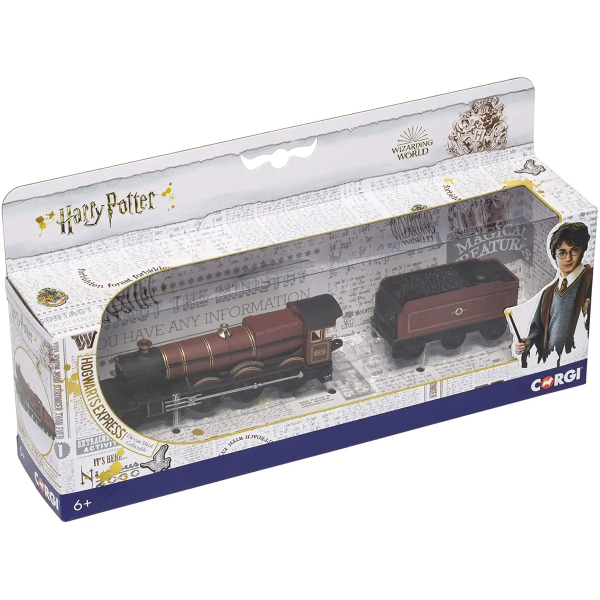 Corgi Harry Potter Hogwarts Express Train Engine with Car 1:100 Diecast Model