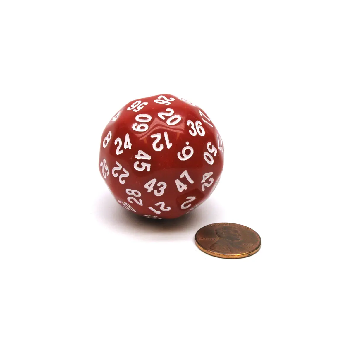 D60 Deltoidal Hexecontahedron The Dice Lab Dice, 1 Piece - Red
