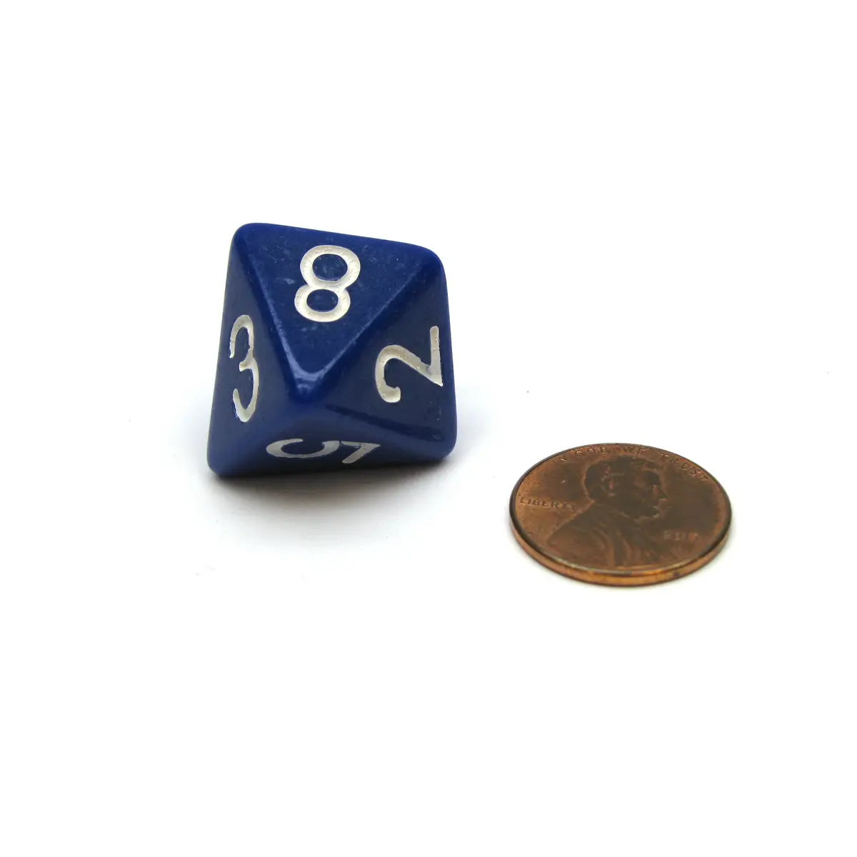 D8 Skew The Dice Lab Die, 1 Piece - Blue