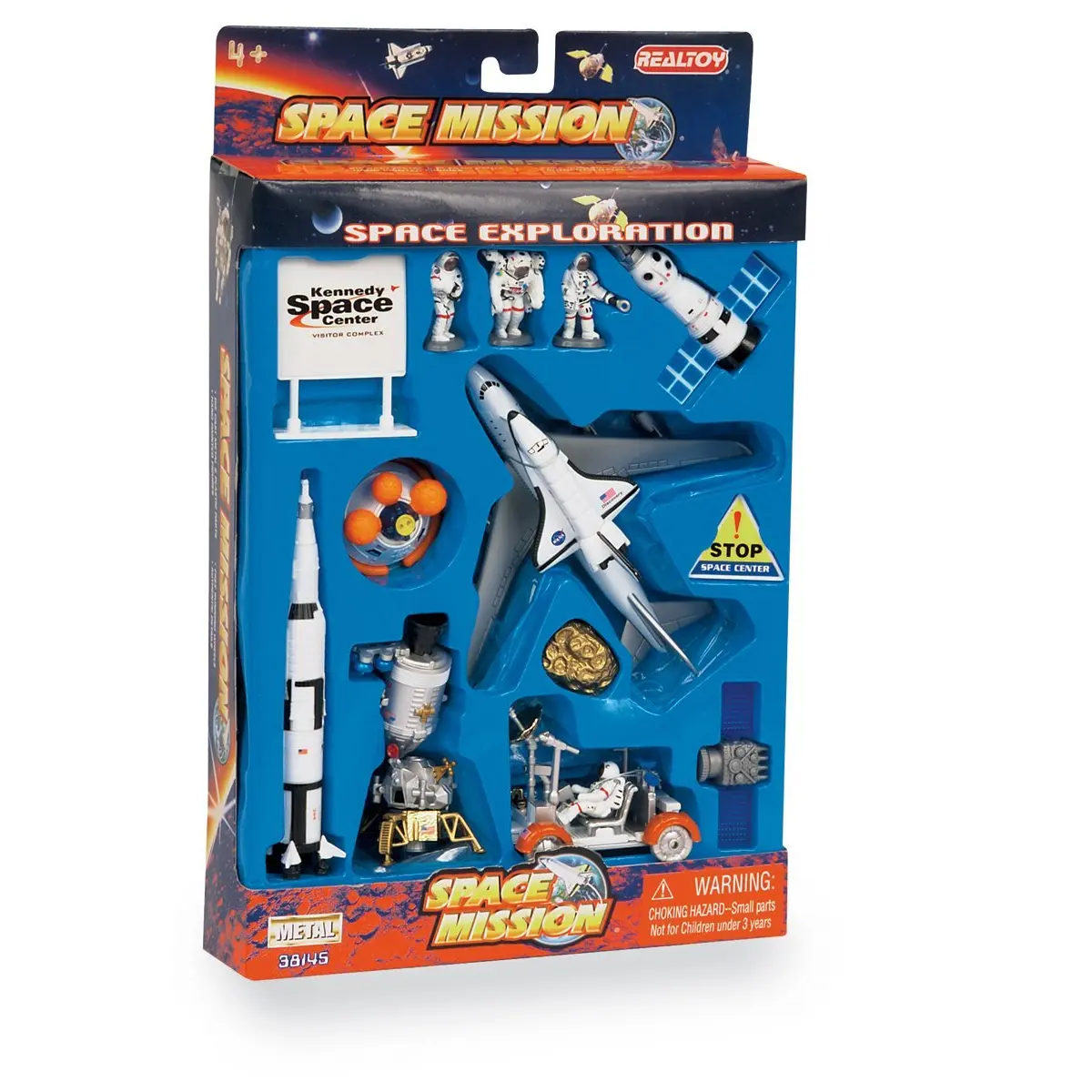 Daron Lunar Explorer 13 Piece Playset with Kennedy Space Center Sign