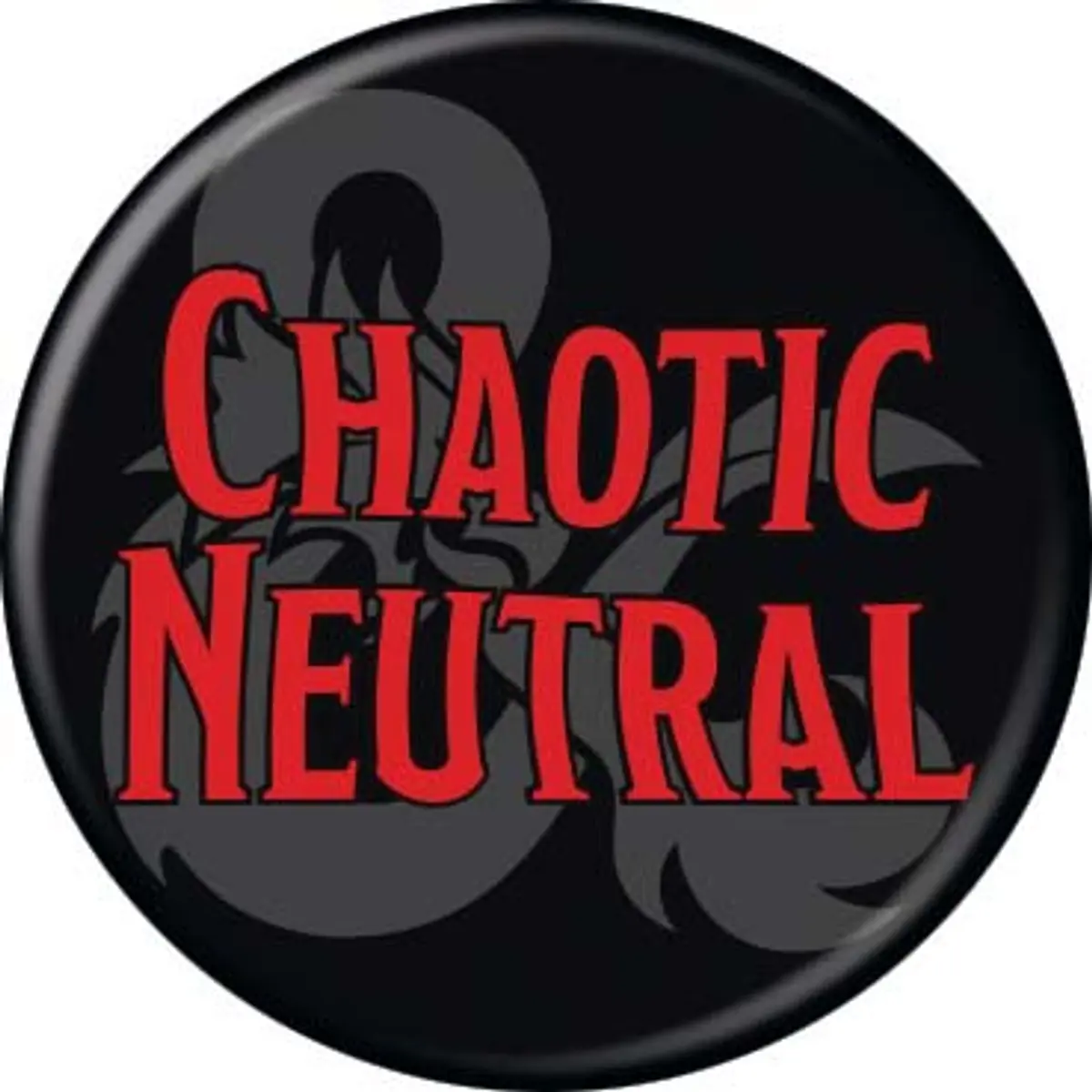 Dungeons & Dragons 1.25" Round Collectible Button - Chaotic Neutral