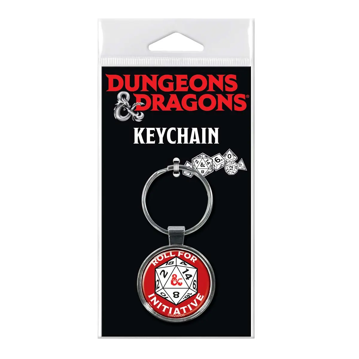 Dungeons & Dragons Keychain - Roll for Initiative