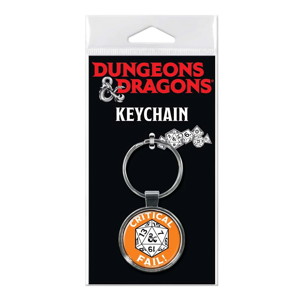 Dungeons & Dragons Keychain - Critical Fail!